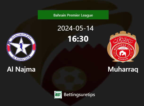 Al Najma Vs Muharraq S Predictions Betting Tips Correct Score