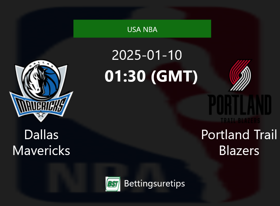 Dallas Mavericks Vs Portland Trail Blazers Prediction And Pick USA NBA