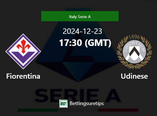 Fiorentina Vs Udinese S Prediction And Betting Tips Rd December