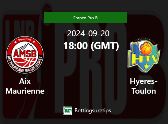 Aix Maurienne vs Hyeres-Toulon Prediction and Pick - France Pro B