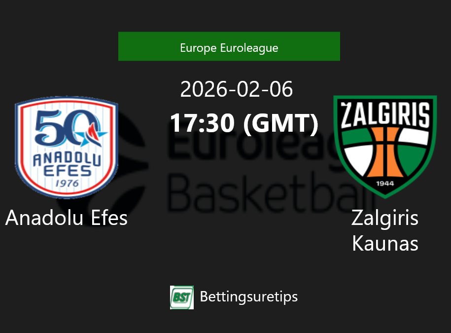 Anadolu Efes vs Zalgiris Kaunas Prediction and Pick - Europe Euroleague Anadolu Efes vs Zalgiris Kaunas Prediction and Pick - Europe Euroleague