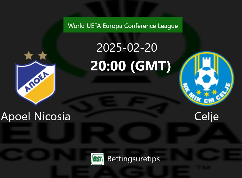 Apoel Nicosia vs Celje Prediction Betting Tips & Correct Score