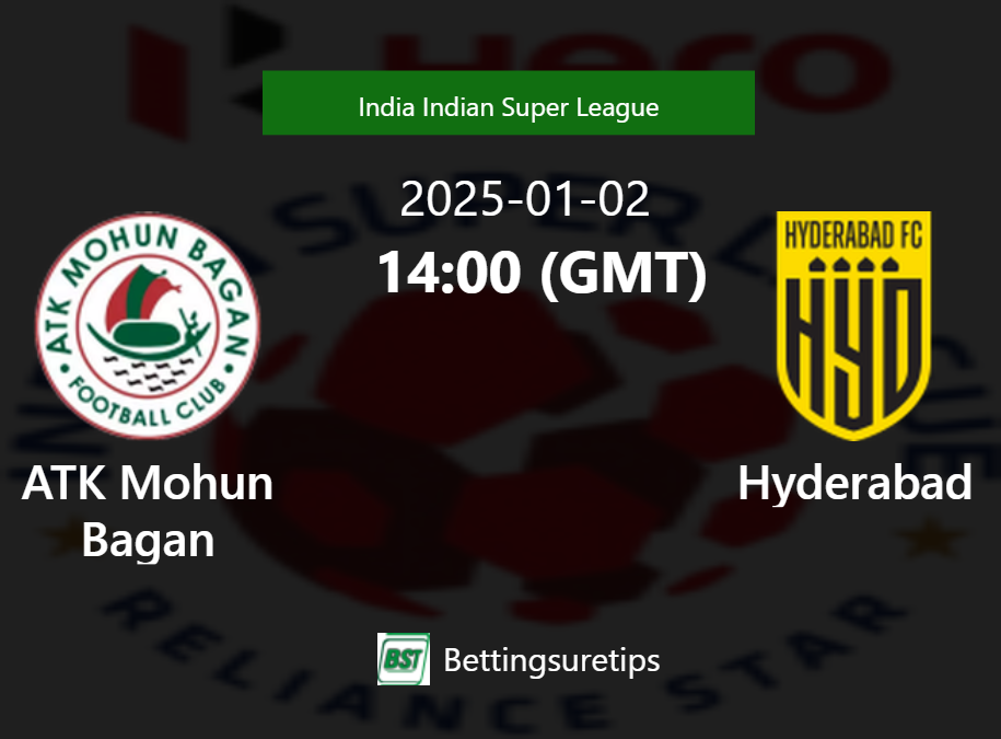 ATK Mohun Bagan vs Hyderabad Prediction Betting Tips & Correct Score