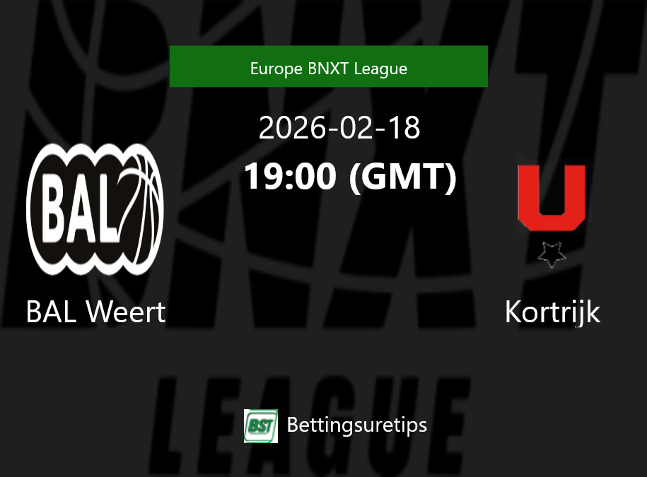 BAL Weert vs Kortrijk Prediction and Pick - Europe BNXT League BAL Weert vs Kortrijk Prediction and Pick - Europe BNXT League