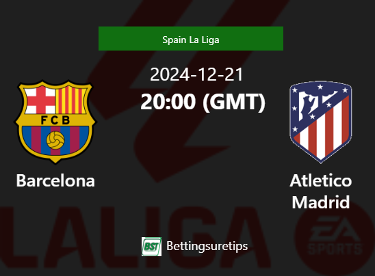 Barcelona vs Atletico Madrid Prediction Betting Tips & Correct Score