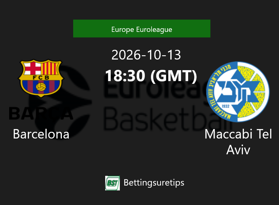 Barcelona vs Maccabi Tel Aviv Prediction and Pick - Europe Euroleague Barcelona vs Maccabi Tel Aviv Prediction and Pick - Europe Euroleague
