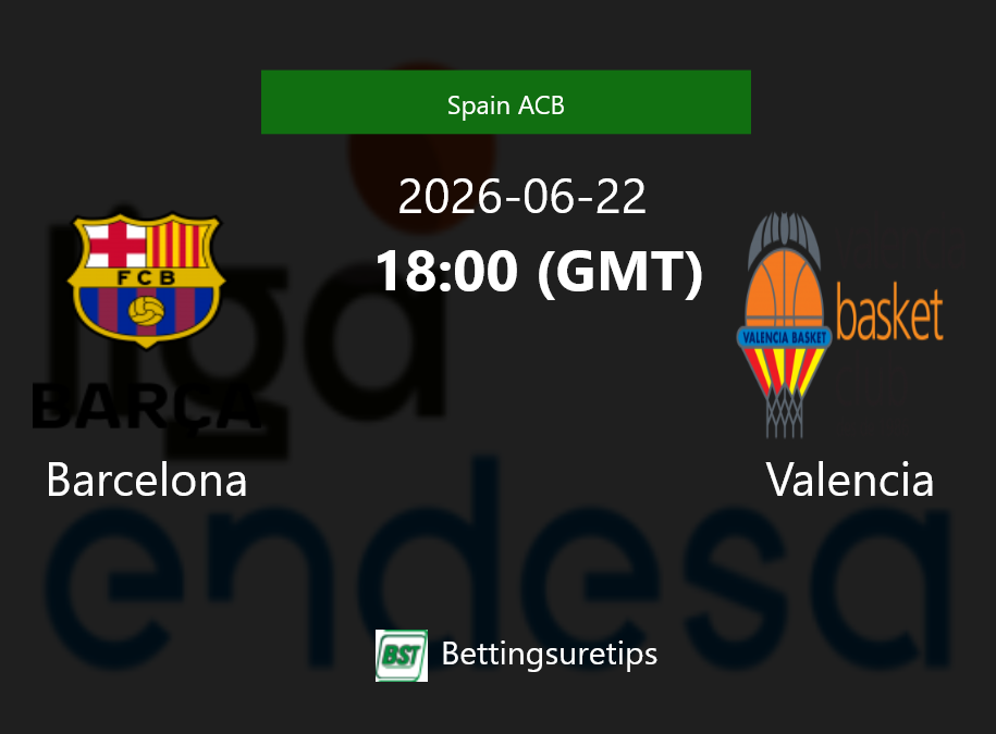 Barcelona vs Valencia Prediction and Pick - Spain ACB Barcelona vs Valencia Prediction and Pick - Spain ACB