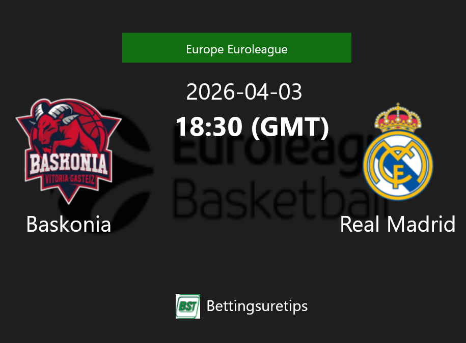Baskonia vs Real Madrid Prediction and Pick - Europe Euroleague Baskonia vs Real Madrid Prediction and Pick - Europe Euroleague