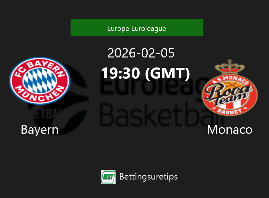 Bayern vs Monaco Prediction and Pick - Europe Euroleague Bayern vs Monaco Prediction and Pick - Europe Euroleague