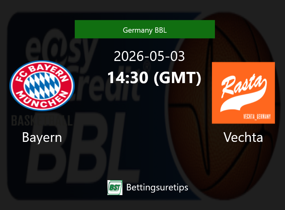 Bayern vs Vechta Prediction and Pick - Germany BBL Bayern vs Vechta Prediction and Pick - Germany BBL