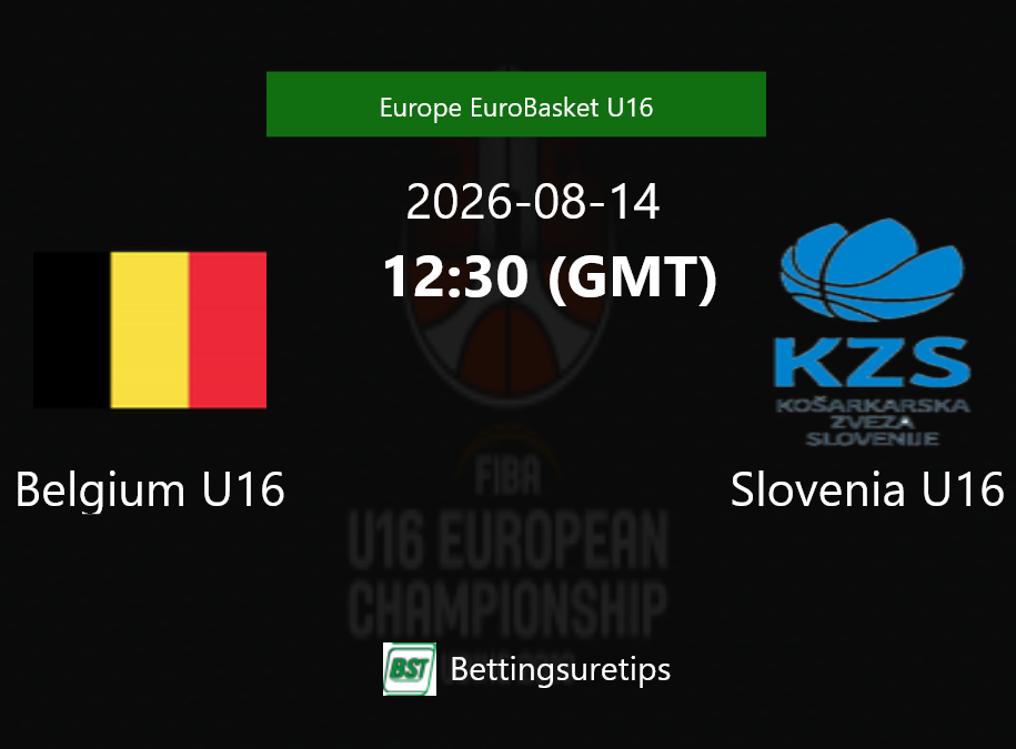 Belgium U16 vs Slovenia U16 Prediction and Pick - Europe EuroBasket U16 Belgium U16 vs Slovenia U16 Prediction and Pick - Europe EuroBasket U16