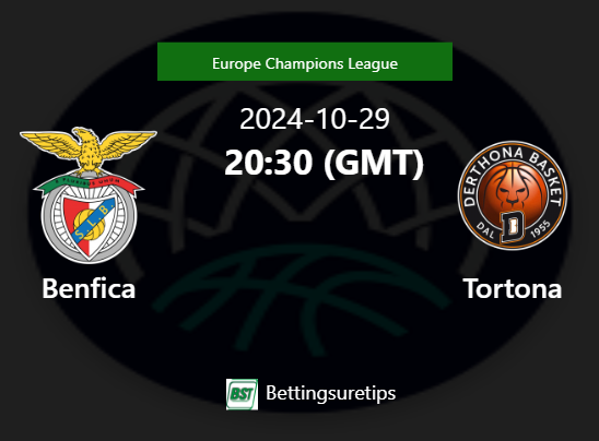 Benfica vs Tortona Prediction and Pick - Europe Champions League