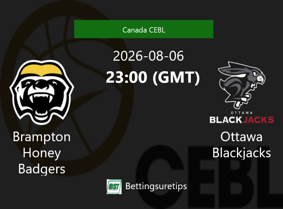 Brampton Honey Badgers vs Ottawa Blackjacks Prediction and Pick - Canada CEBL Brampton Honey Badgers vs Ottawa Blackjacks Prediction and Pick - Canada CEBL