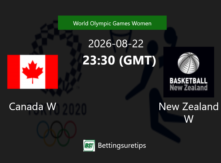 Canada W vs New Zealand W Prediction and Pick - World Olympic Games Women Canada W vs New Zealand W Prediction and Pick - World Olympic Games Women