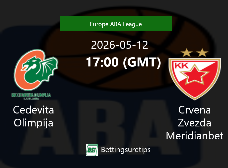 Cedevita Olimpija vs Crvena Zvezda Meridianbet Prediction and Pick - Europe ABA League Cedevita Olimpija vs Crvena Zvezda Meridianbet Prediction and Pick - Europe ABA League