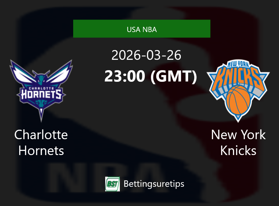 Charlotte Hornets vs New York Knicks Prediction and Pick - USA NBA Charlotte Hornets vs New York Knicks Prediction and Pick - USA NBA