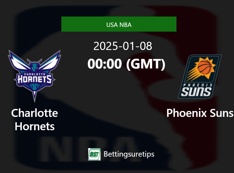 Charlotte vs Phoenix Suns Prediction and Pick USA NBA