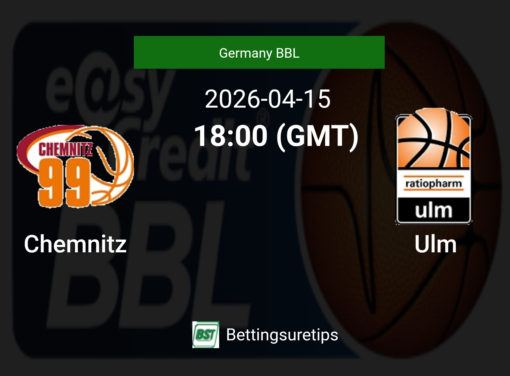 Chemnitz vs Ulm Prediction and Pick - Germany BBL Chemnitz vs Ulm Prediction and Pick - Germany BBL