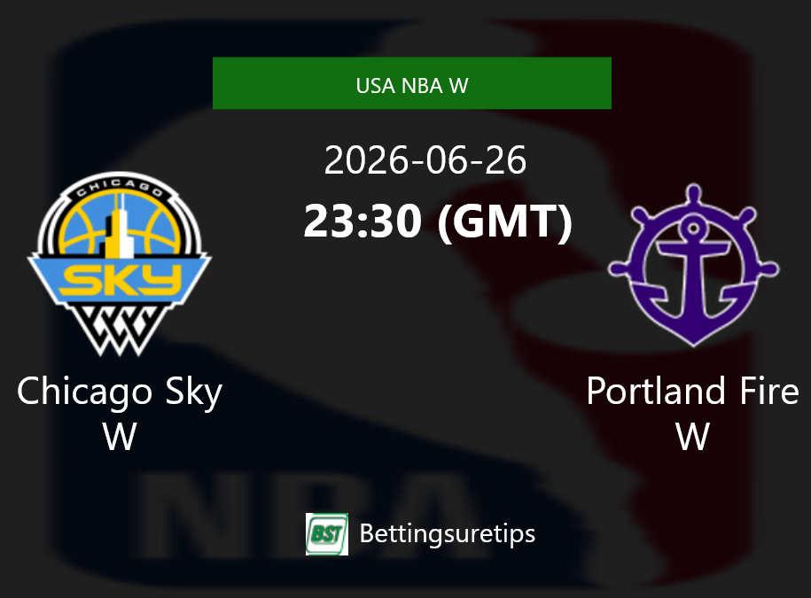 Chicago Sky W vs Portland Fire W Prediction and Pick - USA NBA W Chicago Sky W vs Portland Fire W Prediction and Pick - USA NBA W