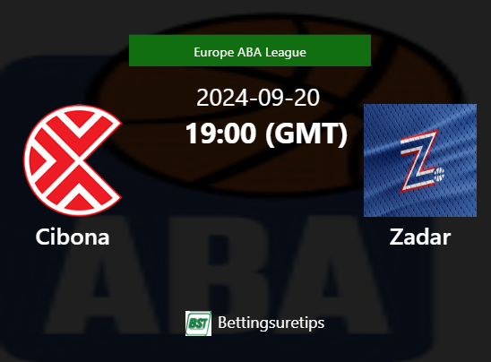 Cibona vs Zadar Prediction and Pick - Europe ABA League