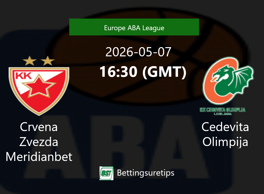 Crvena Zvezda Meridianbet vs Cedevita Olimpija Prediction and Pick - Europe ABA League Crvena Zvezda Meridianbet vs Cedevita Olimpija Prediction and Pick - Europe ABA League