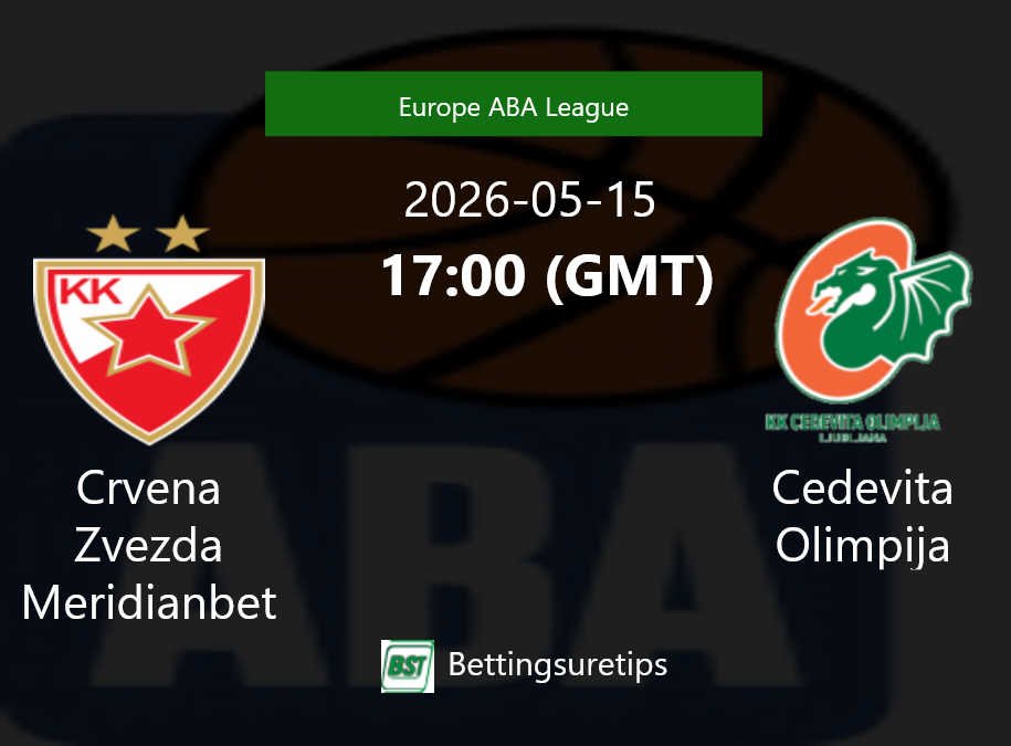Crvena Zvezda Meridianbet vs Cedevita Olimpija Prediction and Pick - Europe ABA League Crvena Zvezda Meridianbet vs Cedevita Olimpija Prediction and Pick - Europe ABA League