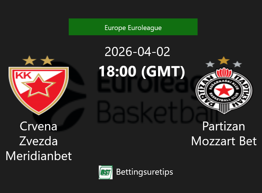 Crvena Zvezda Meridianbet vs Partizan Mozzart Bet Prediction and Pick - Europe Euroleague Crvena Zvezda Meridianbet vs Partizan Mozzart Bet Prediction and Pick - Europe Euroleague