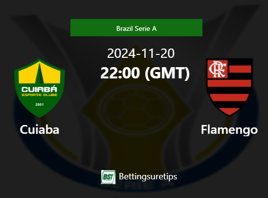 Cuiaba vs Flamengo Prediction Betting Tips & Correct Score