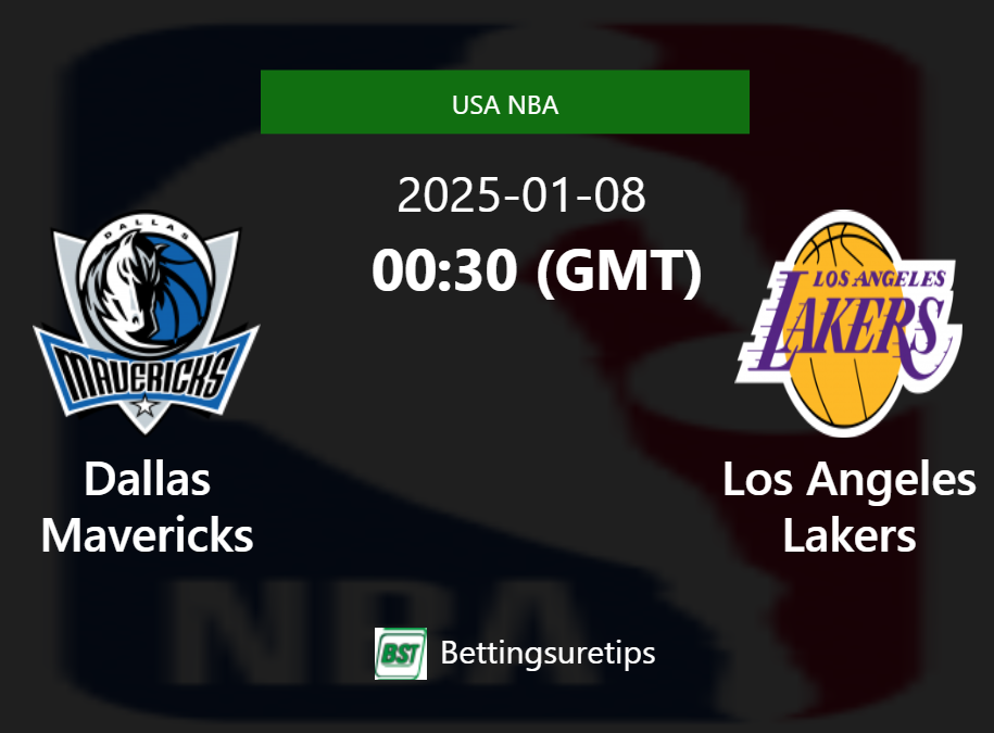 Dallas Mavericks vs Los Angeles Lakers Prediction and Pick USA NBA