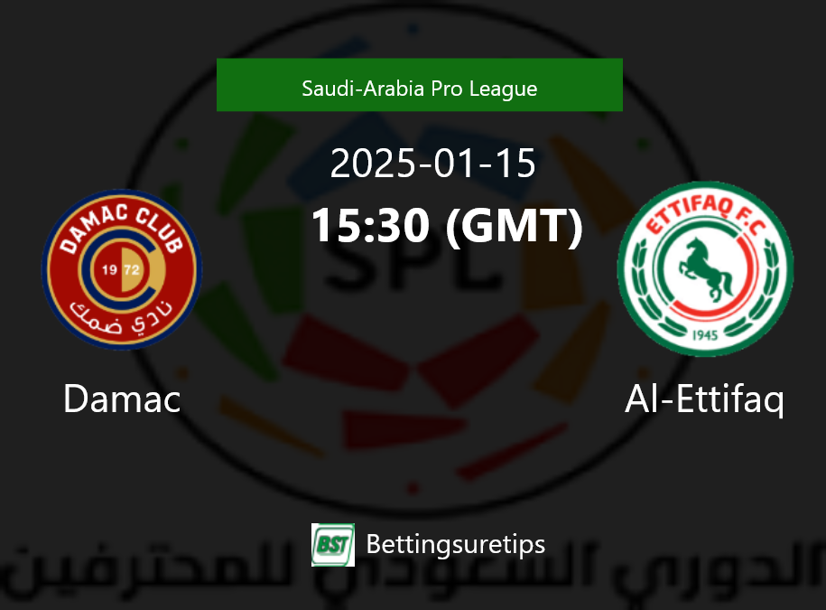 Damac vs Al-Ettifaq Prediction Betting Tips & Correct Score