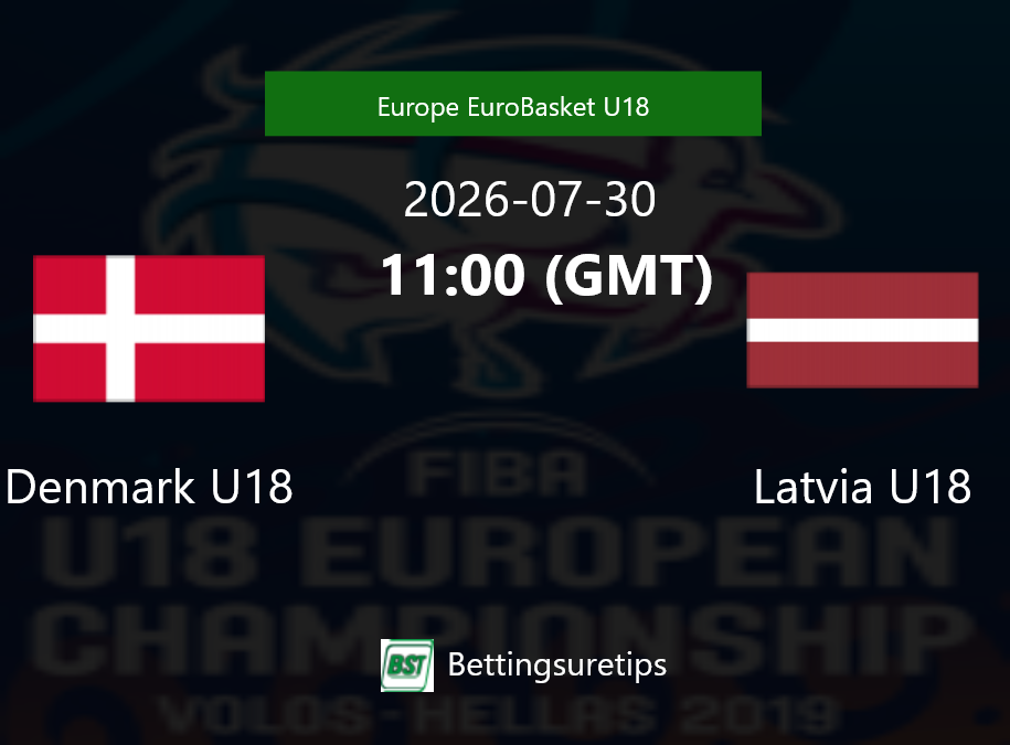 Denmark U18 vs Latvia U18 Prediction and Pick - Europe EuroBasket U18 Denmark U18 vs Latvia U18 Prediction and Pick - Europe EuroBasket U18
