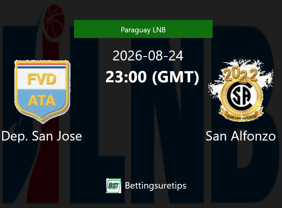 Dep. San Jose vs San Alfonzo Prediction and Pick - Paraguay LNB Dep. San Jose vs San Alfonzo Prediction and Pick - Paraguay LNB