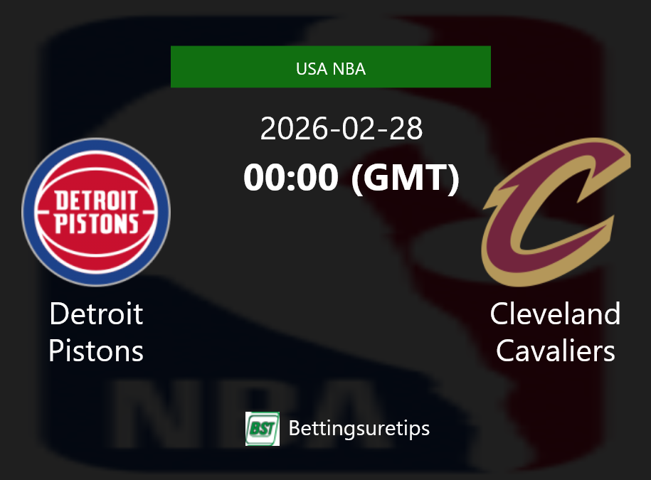 Detroit Pistons vs Cleveland Cavaliers Prediction and Pick - USA NBA Detroit Pistons vs Cleveland Cavaliers Prediction and Pick - USA NBA