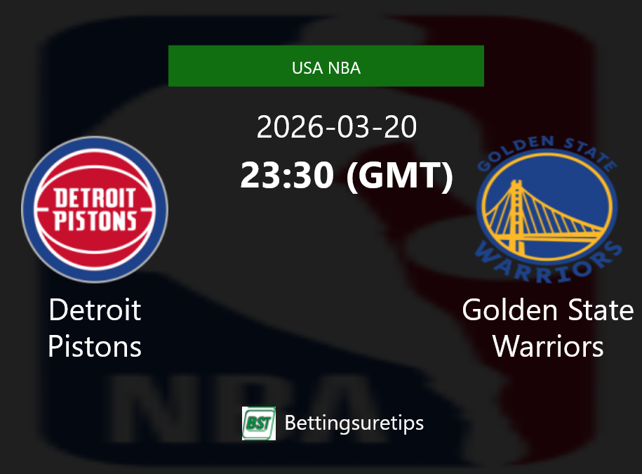 Detroit Pistons vs Golden State Warriors Prediction and Pick - USA NBA Detroit Pistons vs Golden State Warriors Prediction and Pick - USA NBA