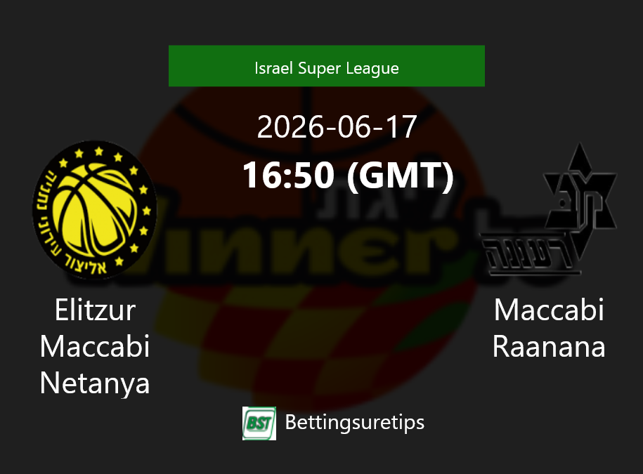 Elitzur Maccabi Netanya vs Maccabi Raanana Prediction and Pick - Israel Super League Elitzur Maccabi Netanya vs Maccabi Raanana Prediction and Pick - Israel Super League