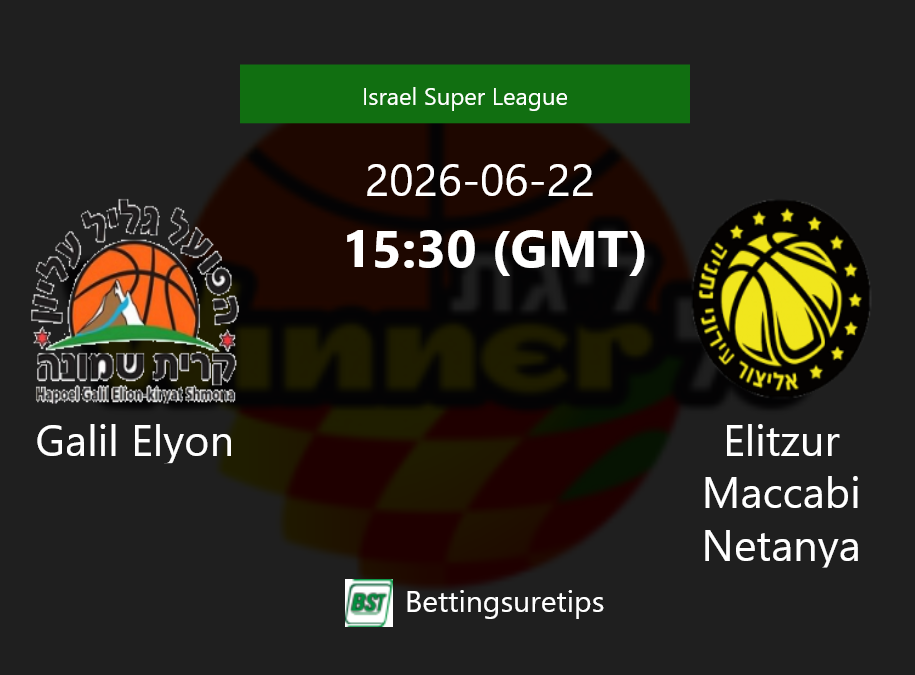 Galil Elyon vs Elitzur Maccabi Netanya Prediction and Pick - Israel Super League Galil Elyon vs Elitzur Maccabi Netanya Prediction and Pick - Israel Super League