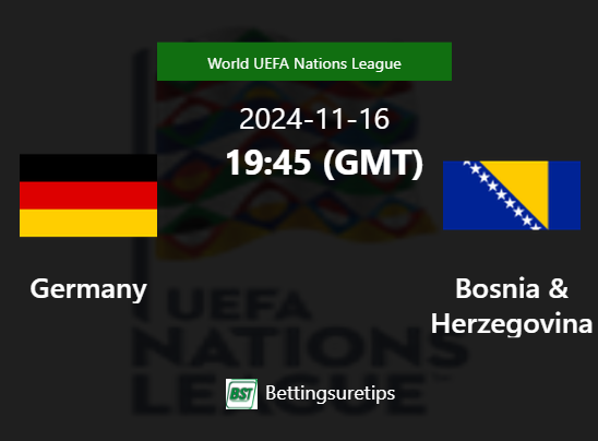 Germany Vs Bosnia & Herzegovina's Prediction And Betting Tips - 16th ...