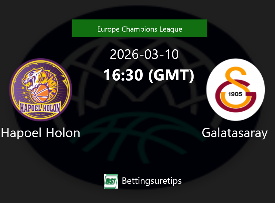 Hapoel Holon vs Galatasaray Prediction and Pick - Europe Champions League Hapoel Holon vs Galatasaray Prediction and Pick - Europe Champions League