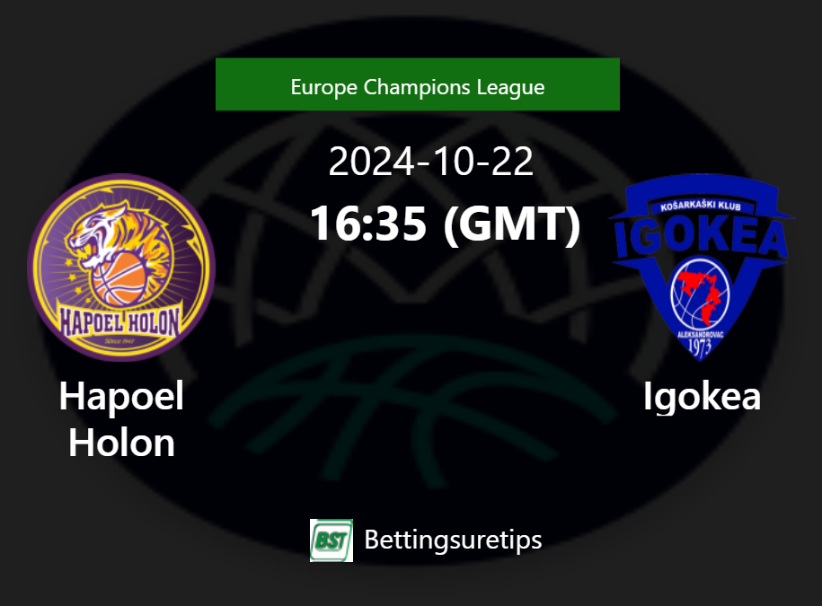 Hapoel Holon vs Igokea Prediction and Pick - Europe Champions League