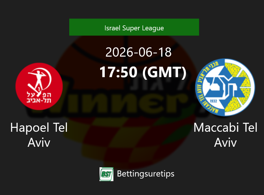 Hapoel Tel Aviv vs Maccabi Tel Aviv Prediction and Pick - Israel Super League Hapoel Tel Aviv vs Maccabi Tel Aviv Prediction and Pick - Israel Super League