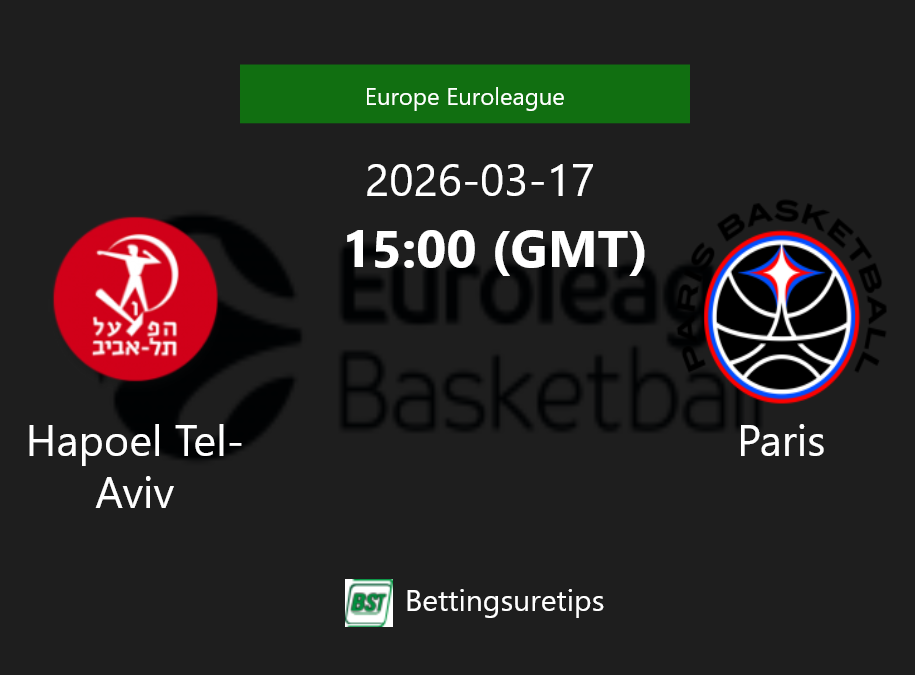 Hapoel Tel-Aviv vs Paris Prediction and Pick - Europe Euroleague Hapoel Tel-Aviv vs Paris Prediction and Pick - Europe Euroleague