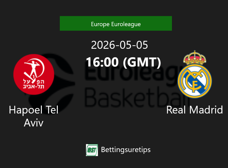Hapoel Tel Aviv vs Real Madrid Prediction and Pick - Europe Euroleague Hapoel Tel Aviv vs Real Madrid Prediction and Pick - Europe Euroleague