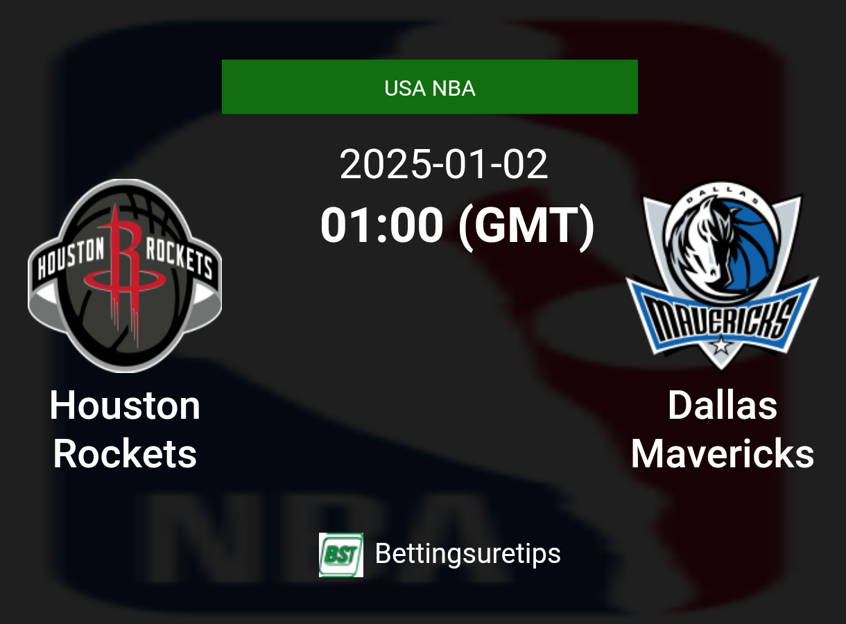 Houston Rockets vs Dallas Mavericks Prediction and Pick - USA NBA