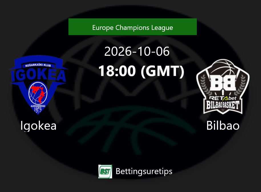 Igokea vs Bilbao Prediction and Pick - Europe Champions League Igokea vs Bilbao Prediction and Pick - Europe Champions League