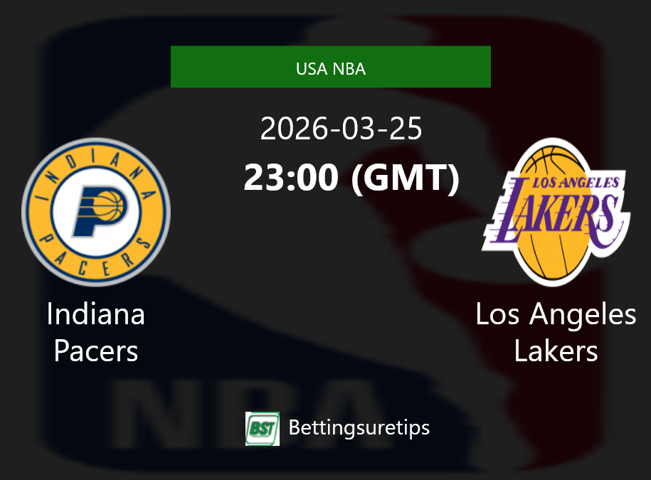 Indiana Pacers vs Los Angeles Lakers Prediction and Pick - USA NBA Indiana Pacers vs Los Angeles Lakers Prediction and Pick - USA NBA