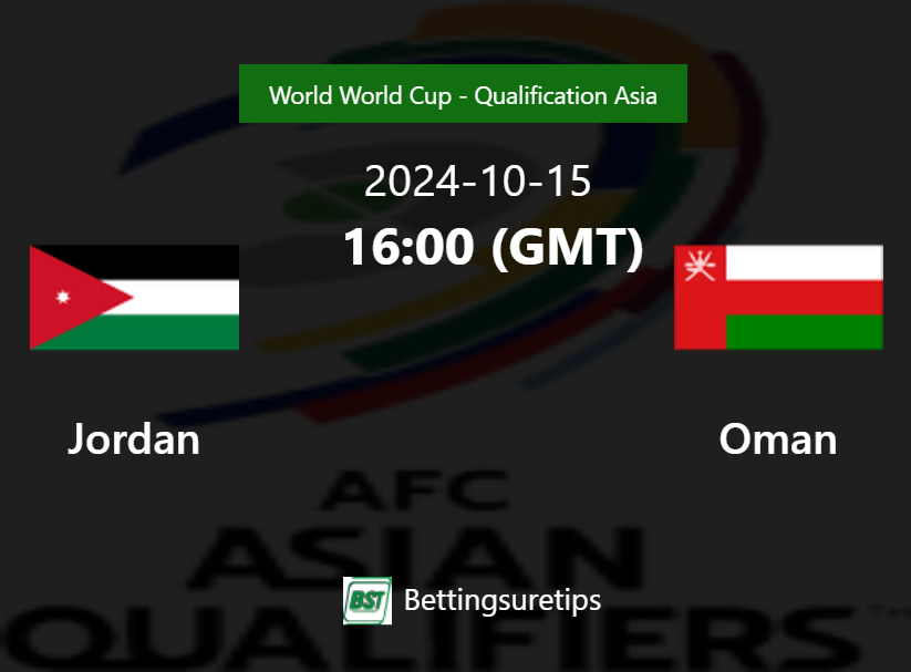 Jordan vs Oman Prediction Betting Tips & Correct Score