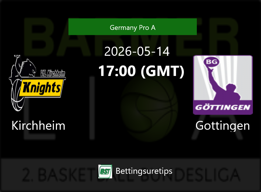 Kirchheim vs Gottingen Prediction and Pick - Germany Pro A Kirchheim vs Gottingen Prediction and Pick - Germany Pro A