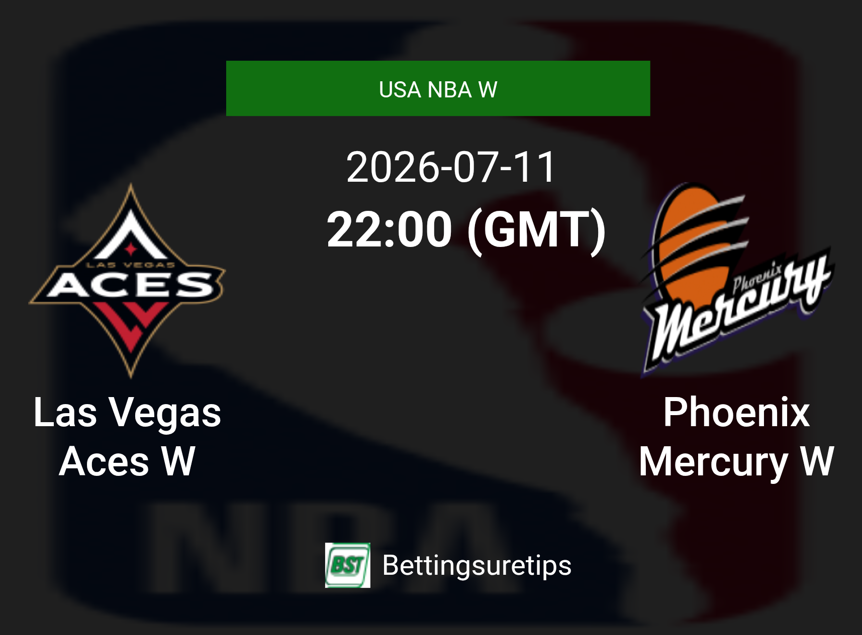 Las Vegas Aces W vs Phoenix Mercury W Prediction and Pick - USA NBA W Las Vegas Aces W vs Phoenix Mercury W Prediction and Pick - USA NBA W