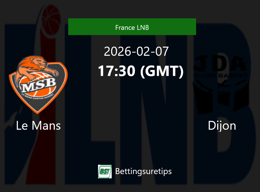 Le Mans vs Dijon Prediction and Pick - France LNB Le Mans vs Dijon Prediction and Pick - France LNB