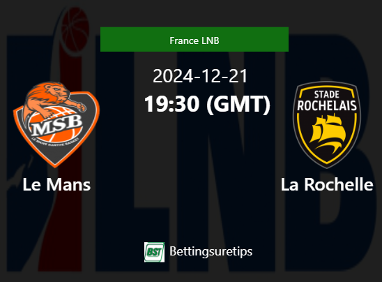 Le Mans vs La Rochelle Prediction and Pick - France LNB